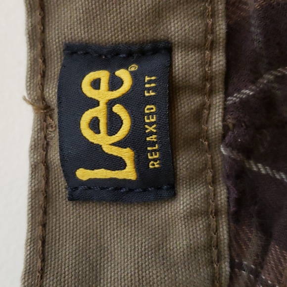 NWT Lee Men's Relaxed Fit, Straight Leg, Flannel Lined Pants, Size 34", 32" - Picture 7 of 9
